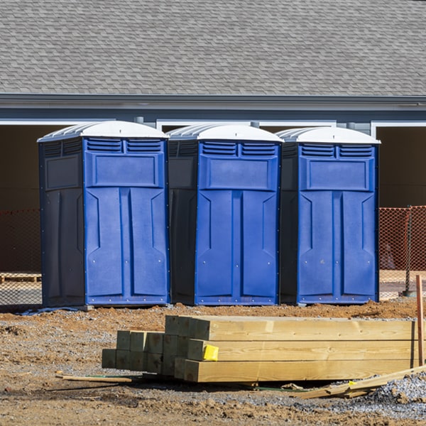 what is the maximum capacity for a single porta potty in Taft Tennessee